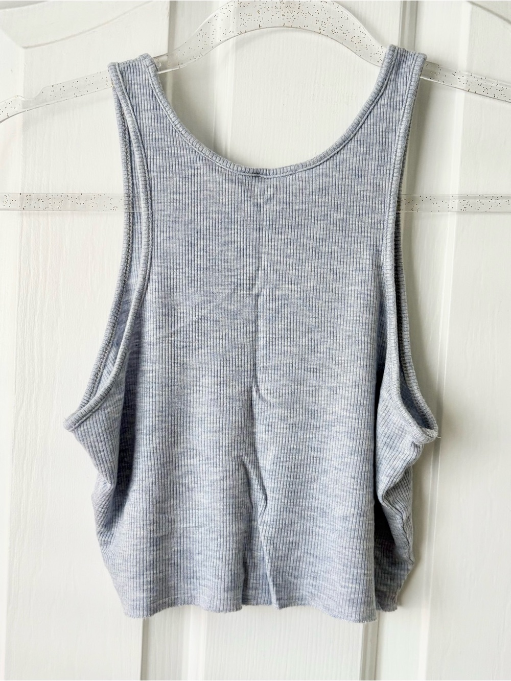 High Neck Ribbed Crop - Picture 6 of 6